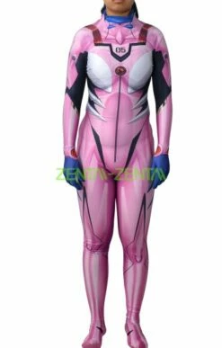 EVA Makinami Mari Illustrious 05 Printed Spandex Lycra Costume