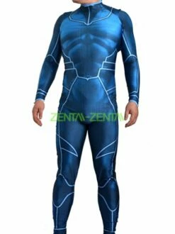 Fate Lancer Costume | Printed Spandex Lycra With 3D Muscle Shading