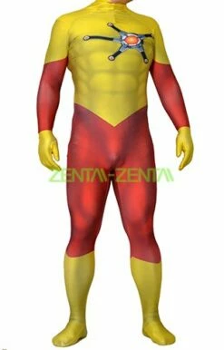 FireStorm Ronnie Rockwell Printed Spandex Lycra Costume With 3D Muscle Shading