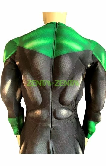 Green Lantern Costume With Cotton Muscle Paddings 5 Green Lantern Costume With Cotton Muscle Paddings - Image 5