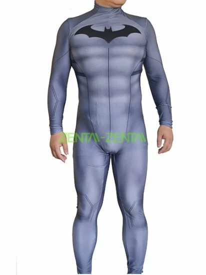 Grey B-guy Printed Spandex Lycra Zentai Costume With 3D Muscle Shading 1 Grey B-guy Printed Spandex Lycra Zentai Costume With 3D Muscle Shading