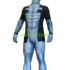 Grey Deadpool | Printed Spandex Lycra Zentai Costume With 3D Muscle Shading
