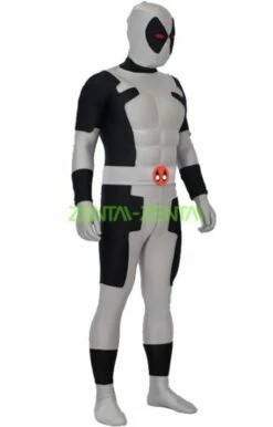 Grey Deadpool Spandex Lycra And Shiny Metallic Costume With Muscle Paddings -Ghostly Store grey deadpool spandex lycra and shiny metallic costume with muscle paddings f00e2b.image .352x550