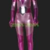 Heart Super Hero Costume | Pink And Fuchsia Shiny Metallic Catsuits