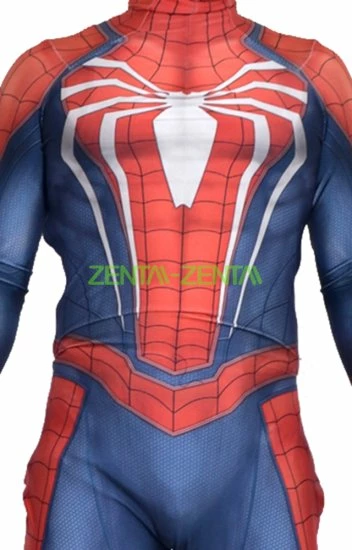 Insomniac S-guy Video Game Printed Spandex Lycra Costume With 3D Muscle Shading 5 Insomniac S-guy Video Game Printed Spandex Lycra Costume With 3D Muscle Shading - Image 5