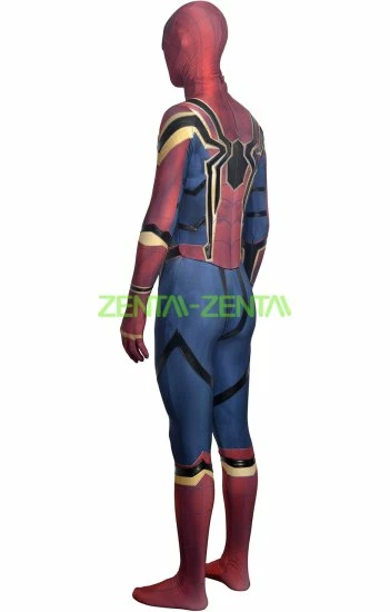 Iron Spider Dye-Sub Spandex Lycra Costume With Fake Leather And Lenses Attached 4 Iron Spider Dye-Sub Spandex Lycra Costume With Fake Leather And Lenses Attached - Image 4