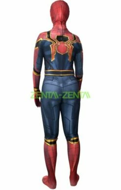 Iron Spider FEMALE Dye-sub Printed Spandex Lycra Costume With Black Leather... -Ghostly Store iron spider female dye sub printed spandex lycra costume with black leather details 7bfbb7.image .351x550