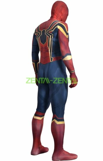 Iron-Spider Homecoming Printed Spandex Lycra Costume With 3D Muscle Shadings 5 Iron-Spider Homecoming Printed Spandex Lycra Costume With 3D Muscle Shadings - Image 5