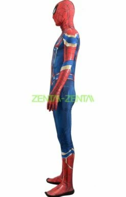 IRON SPIDER MCU Blue Version Printed Costume Set With Soles And Lenses -Ghostly Store iron spider mcu blue version printed costume set with soles and lenses 8c3f8f.image .351x550