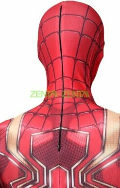 Iron Spider MCU Gold And Red Printed Spandex Lycra Costume -Ghostly Store iron spider mcu gold and red printed spandex lycra costume 1d9d53.image .351x550