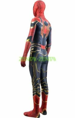 IRON SPIDER MCU V4 Printed Costume Set With Golden Film Printed4 -Ghostly Store iron spider mcu v4 printed costume set with golden film printed4 16668d.image .351x550