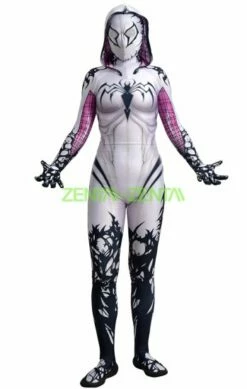 Jamie Tyndall's Venom Gwen V2 Printed Costume 8 Jamie Tyndall's Venom Gwen V2 Printed Costume -Ghostly Store jamie tyndalls venom gwen v2 printed costume 0e6469.image .349x550