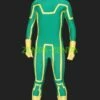 Kickass! Green And Yellow Spandex Lycra Unisex Zentai Costume