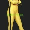 Kill Bill, Bruce Lee-Yelllow And Black Spandex Lycra Jumpsuit