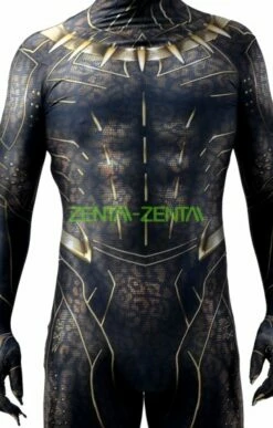 KILLMONGER GOLD JANGUAR Printed Spandex Lycra Costume -Ghostly Store killmonger gold janguar printed spandex lycra costume 40a6a3.image .351x550