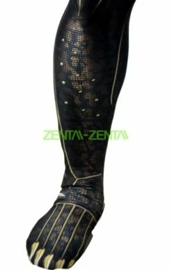 KILLMONGER GOLD JANGUAR Printed Spandex Lycra Costume -Ghostly Store killmonger gold janguar printed spandex lycra costume ab99c5.image .351x550