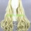 Light Gold Princess Curled Long Wig!