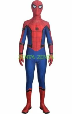 MCU Homecoming S-guy Printed Costume With Fake Leather And Webshooters