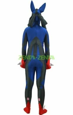 Mega Lucario Spandex Lycra Costume With Padding Details -Ghostly Store mega lucario spandex lycra costume with padding details 3e1ef5.image .351x550