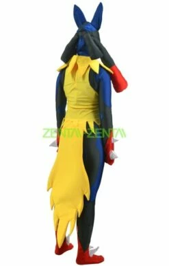 Mega Lucario Spandex Lycra Costume With Padding Details -Ghostly Store mega lucario spandex lycra costume with padding details fbc88a.image .351x550
