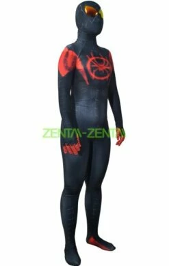Miles Morales : Into The Spider-Verse Printed Spandex Lycra Costume 9 Miles Morales : Into The Spider-Verse Printed Spandex Lycra Costume -Ghostly Store miles morales into the spider verse printed spandex lycra costume a49eea.image .351x550