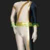 Navy And White Spandex Lycra Full Body Super Hero Suit