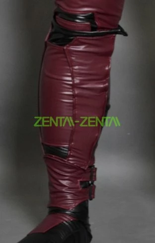 New! Matte Fake Leather Deadpool Costume With Cotton Padding 5 New! Matte Fake Leather Deadpool Costume With Cotton Padding - Image 5