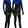 Nightwing Costume | Black And Royal Blue Spandex Lycra Catsuit 2