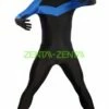 Nightwing Costume | Blue And Black Spandex Lycra Zentai Suit