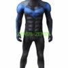 Nightwing Printed Spandex Lycra Costume With Muslce Padding