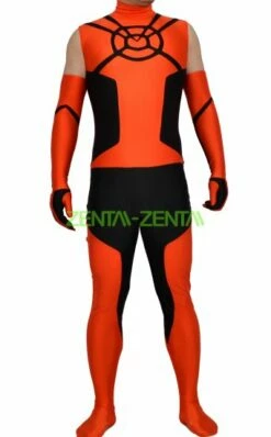 Orange Lantern Spandex Lycra Body Suit