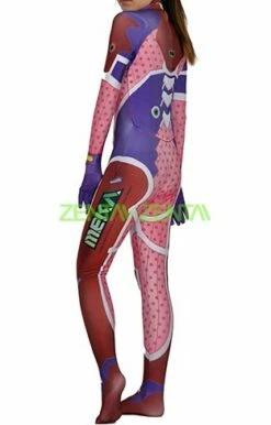 Overwatch D VA Pink Rabbit Custom Pattern Printed Spandex Lycra Costume -Ghostly Store overwatch d va pink rabbit custom pattern printed spandex lycra costume e852a9.image .312x488