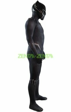 [Platinum] Puff Printed Black Panther Costume With Helmet, Necklace And Claws -Ghostly Store platinum puff printed black panther costume with helmet necklace and claws 702f5d.image .351x550