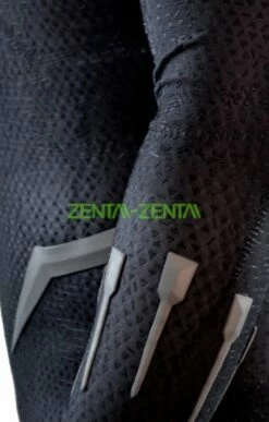 [Platinum] Puff Printed Black Panther Costume With Helmet, Necklace And Claws -Ghostly Store platinum puff printed black panther costume with helmet necklace and claws 7aa6b0.image .351x550