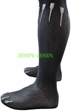 [Platinum] Puff Printed Black Panther Spandex Lycra Costume With Necklace And... -Ghostly Store platinum puff printed black panther spandex lycra costume with necklace and claws 2c99c9.image .351x550