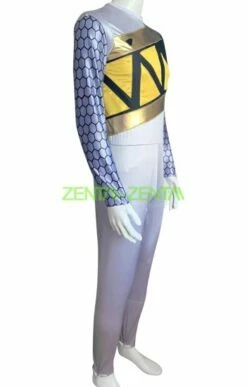 [Platium] Power Rranger DINO Force Brave Grey Satin Printed Costume -Ghostly Store platium power rranger dino force brave grey satin printed costume 8fca6a.image .351x550