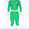 Power Ranger! Green And White Lycra Spandex Zentai Suits