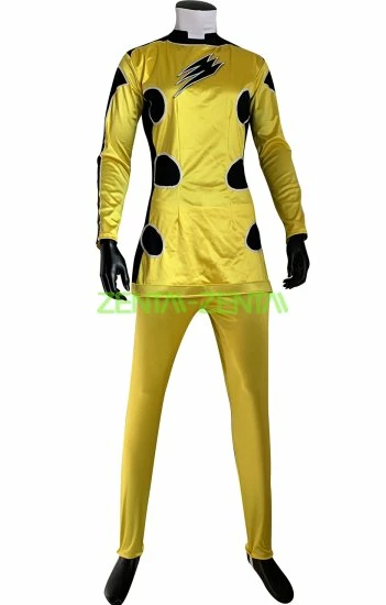 Power Ranger Jungle Fury Cheetah Ranger Satin Costume 1 Power Ranger Jungle Fury Cheetah Ranger Satin Costume