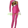 Power Ranger Jungle Fury Costume | Pink Printed Spandex Lycra Zentai
