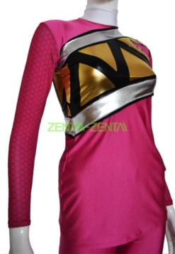 Power Ranger Jungle Fury Costume | Pink Printed Spandex Lycra Zentai -Ghostly Store power ranger jungle fury costume pink printed spandex lycra zentai d12917.image .381x550