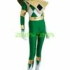 Power Ranger-Mighty Morphin Green And Gold Lycra Zentai Suit 2