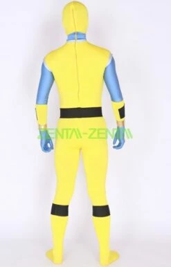 Power Ranger! Yellow And Blue Lycra Spandex Zentai Suits -Ghostly Store power ranger yellow and blue lycra spandex zentai suits 17fe55.image .312x488