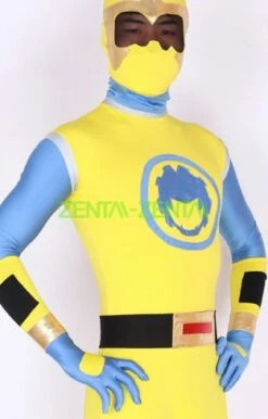 Power Ranger! Yellow And Blue Lycra Spandex Zentai Suits -Ghostly Store power ranger yellow and blue lycra spandex zentai suits 8631d2.image .312x488
