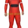 Power Rangers Red Turbo Printed Spandex Lycra Costume