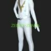 Power Rangers-RPM-White And Silver Lycra Full Body Zentai Suits