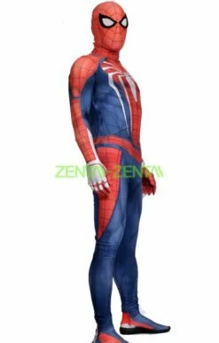 PS4 Spider-MAN Updated Dye-Sub Spandex Lycra Costume -Ghostly Store ps4 spider man updated dye sub spandex lycra costume 2923aa.image .351x550