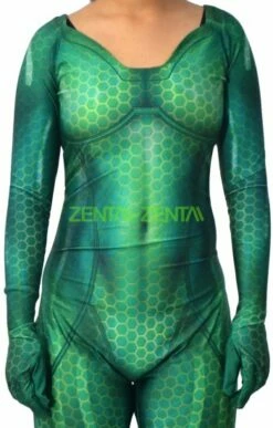 Queen Mera - Aquaman 2018 Printed Spandex Lycra Costume -Ghostly Store queen mera aquaman 2018 printed spandex lycra costume 627272.image .351x550