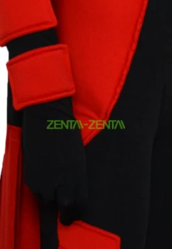 Red Robin Costume | Spandex Lycra Bodysuit With Cape -Ghostly Store red robin costume spandex lycra bodysuit with cape 05a34c.image .381x550