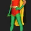 Robin Hood -Red And Green Lycra Unisex Robin Zentai Costumes