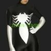 S-guy Black And White Spandex Lycra Full Body Suit